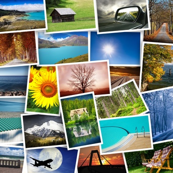cartoline turismo collage