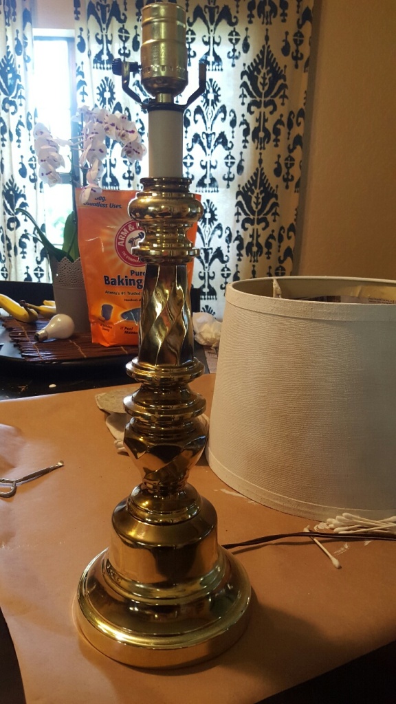 Goodwill lamp redo by Diva by Design