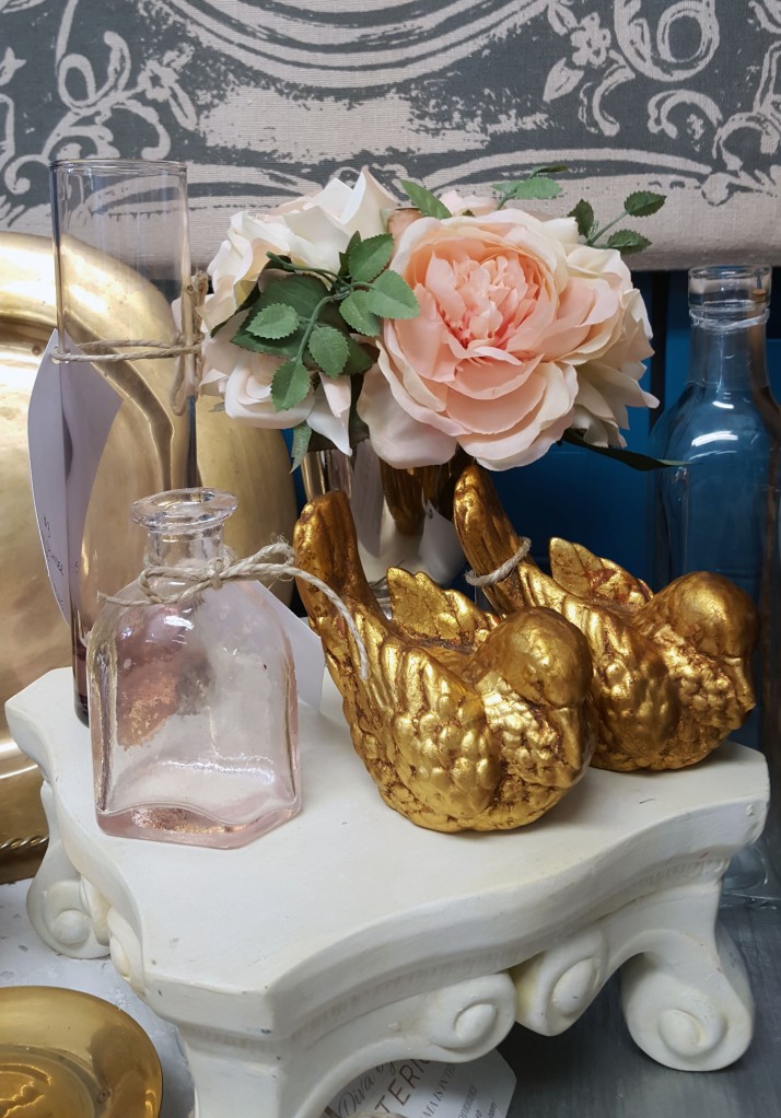 Close-up of home accessory display from Diva by Design